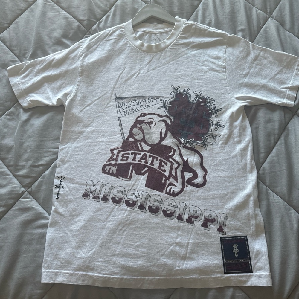 Mississippi State University White Graphic T-Shirt